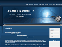 Tablet Screenshot of heckmanandlaudeman.com
